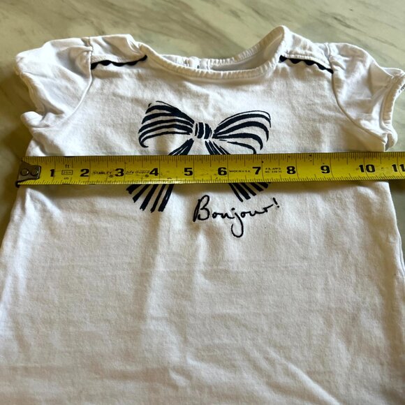 Bonjour! - Adorable Baby T Shirt by Janie and Jack - Size 2T - Picture 8 of 9